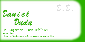 daniel duda business card